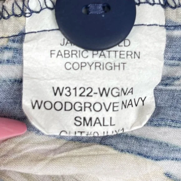 Jam’s World Wood Grove Blue Tan Sleeveless Dress Size Small - Picture 9 of 10